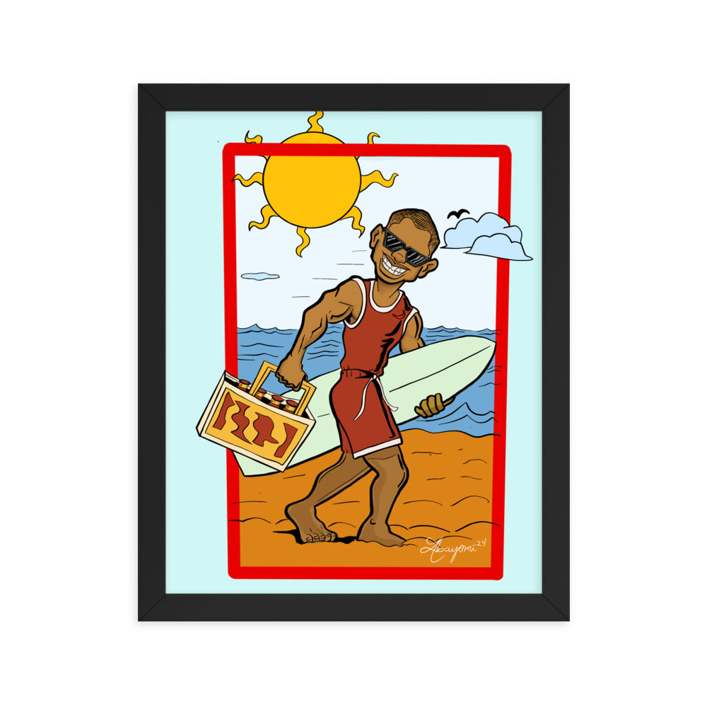 Fun in the Sun! Framed poster