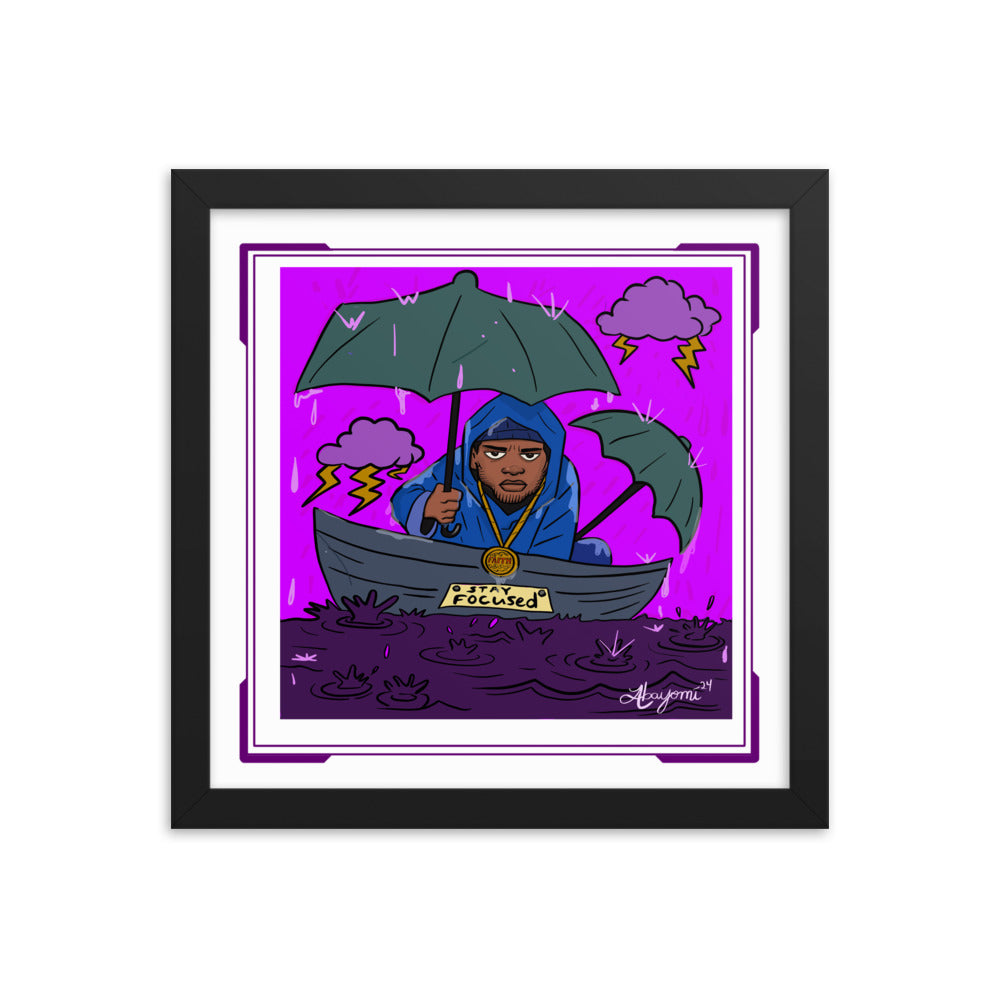 When it rains it pours Framed poster