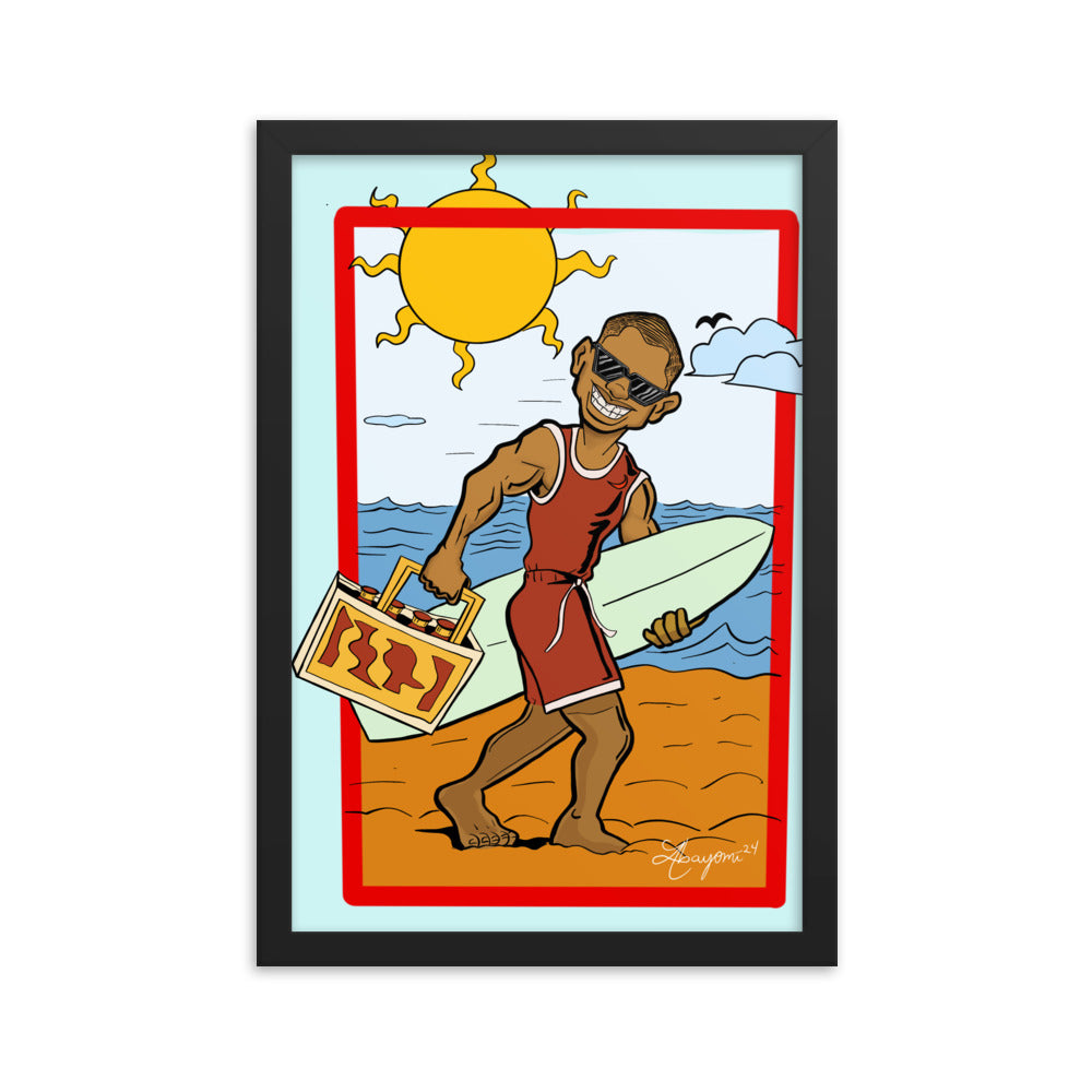 Fun in the Sun! Framed poster