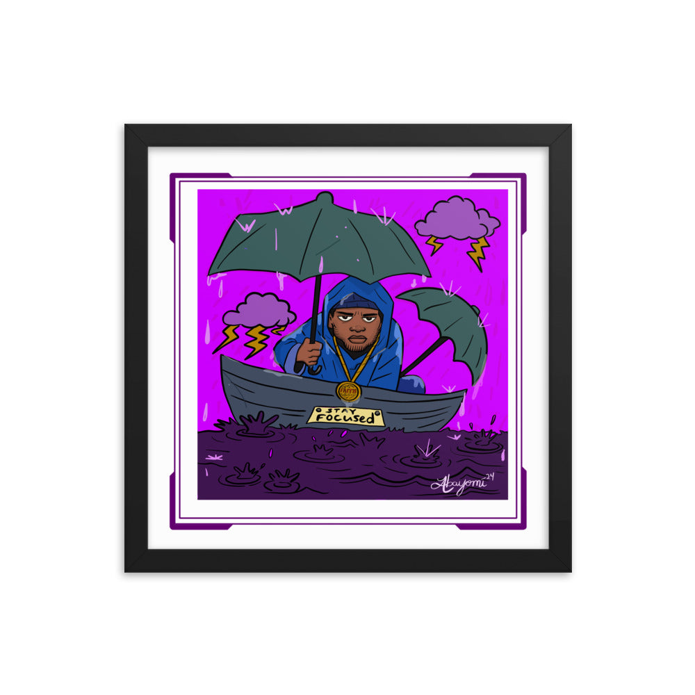 When it rains it pours Framed poster