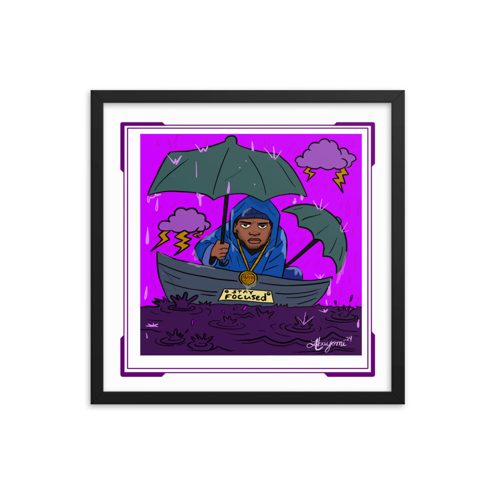 When it rains it pours Framed poster