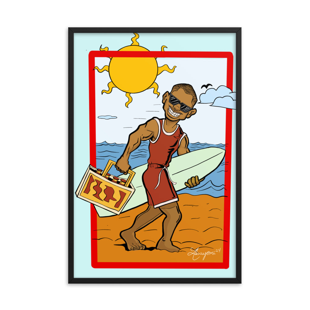 Fun in the Sun! Framed poster