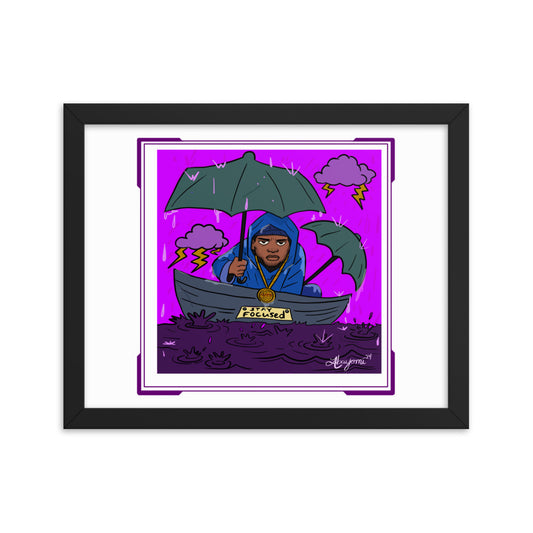 When it rains it pours Framed poster