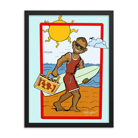 Fun in the Sun! Framed poster