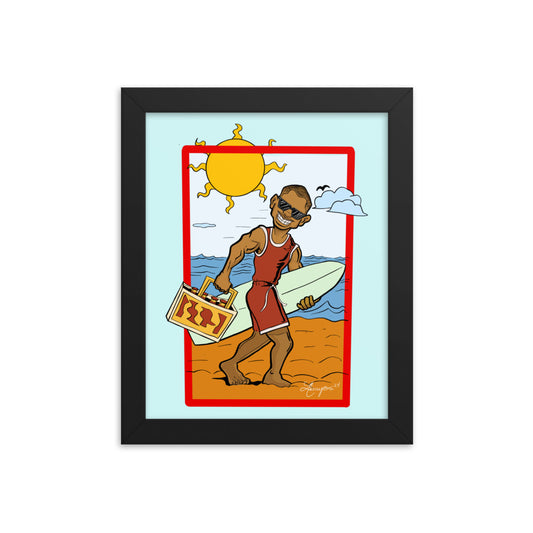 Fun in the Sun! Framed poster